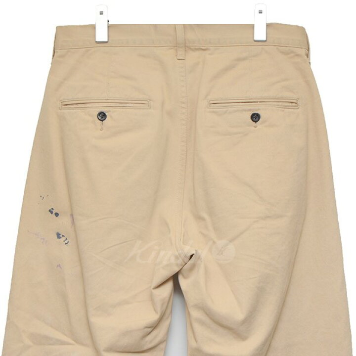 楽天市場】【中古】ANCELLM 2023SS PAINT CHINO TROUSERS ペンキ加工 