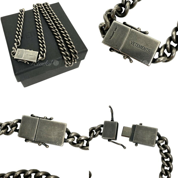 楽天市場】【中古】VETEMENTS 20SS USB TypeC NECKLACEシルバー 