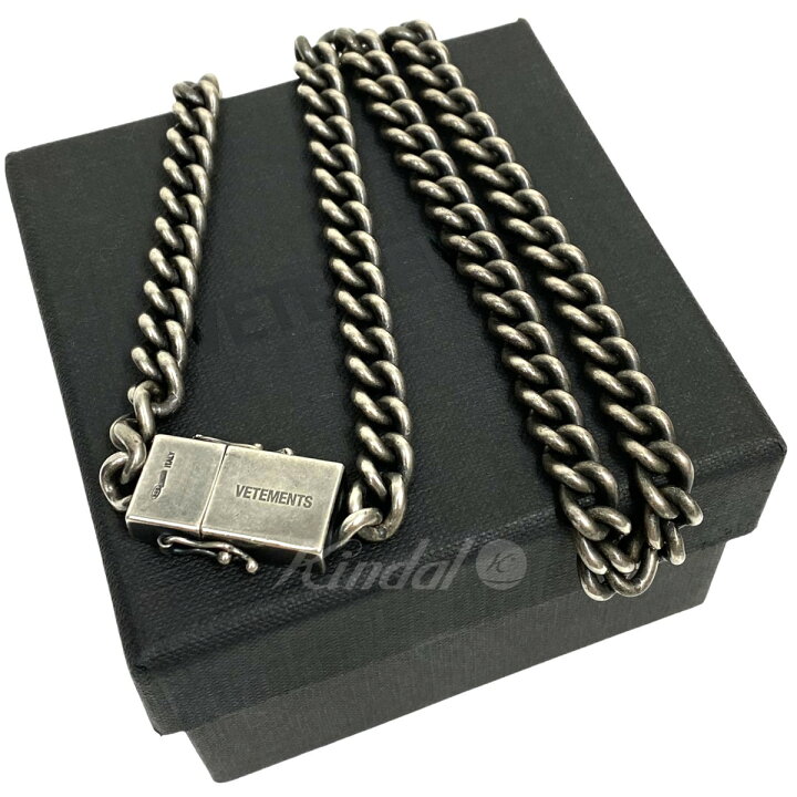 楽天市場】【中古】VETEMENTS 20SS USB TypeC NECKLACEシルバー 