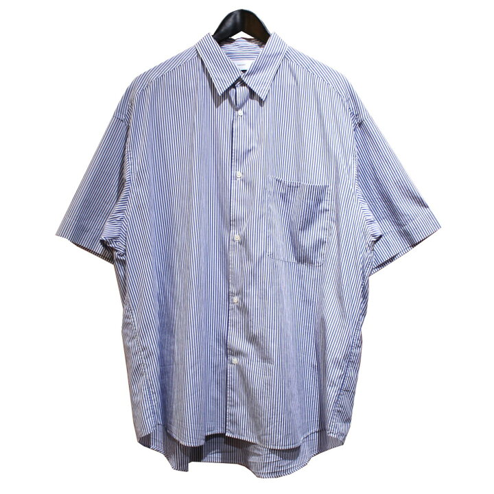 楽天市場】【中古】Graphpaper 23SS Broad Stripe S／S Overshirt 