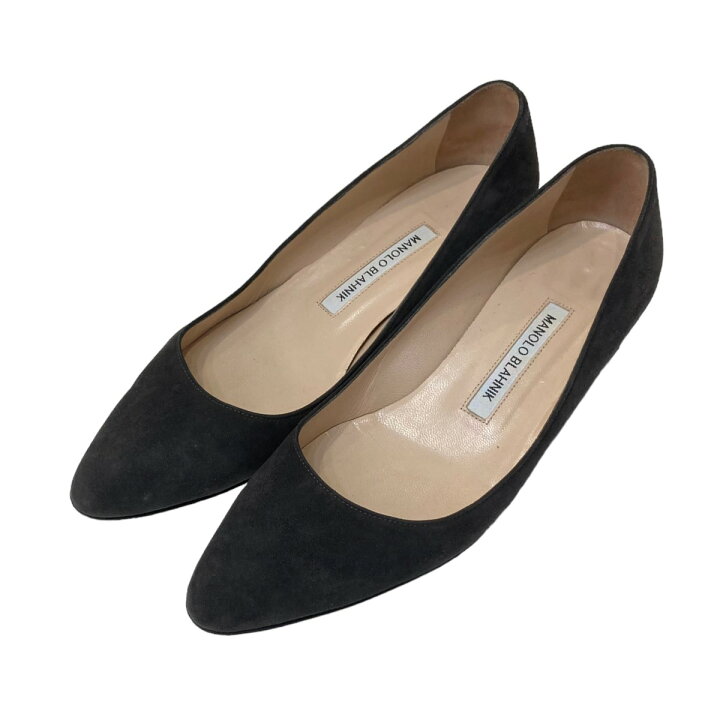 楽天市場】【中古】MANOLO BLAHNIKリストニー スウェードパンプス 
