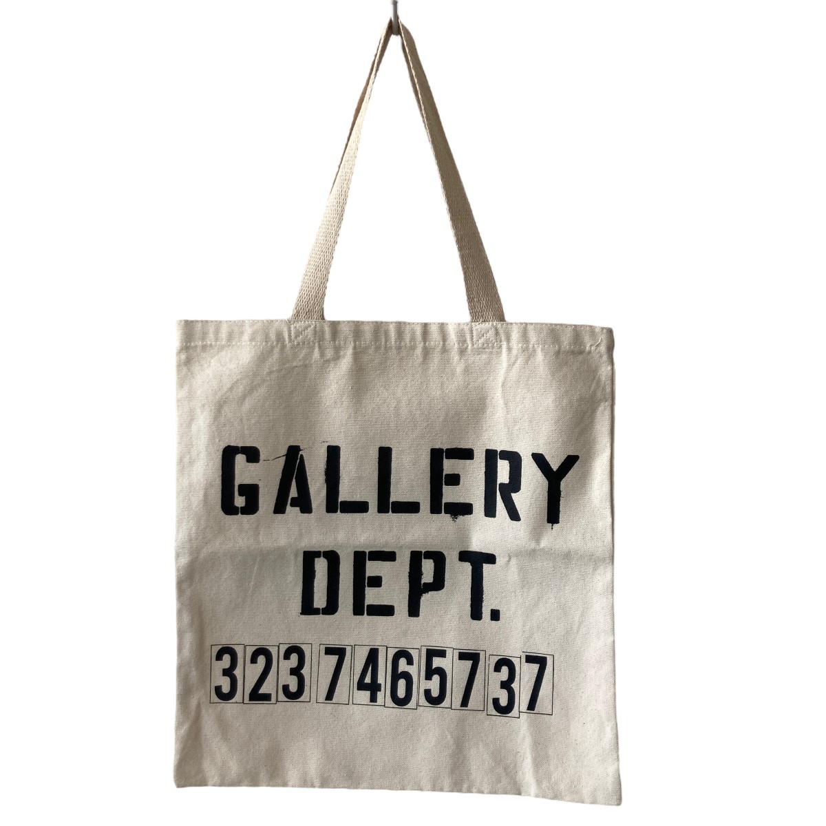 【中古】GALLERY DEPT　AL本店　ノベルティ　トートバッグ ホワイト 【020723】（ギャラリーデプト） | ブランド古着のカインドオル