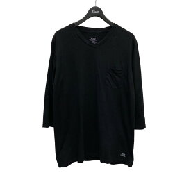 【中古】THE　CRIMIE　Vネック七分袖カットソー ブラック サイズ：XL 【020723】（クライミー）