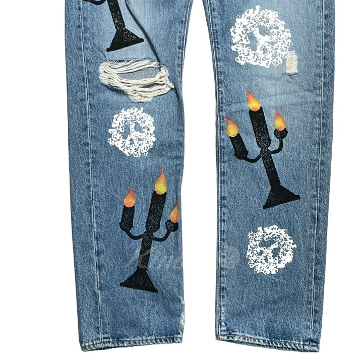 楽天市場】【中古】Denim Tears×VIRGIL ABLOH MESSAGE EMBORIDERES 