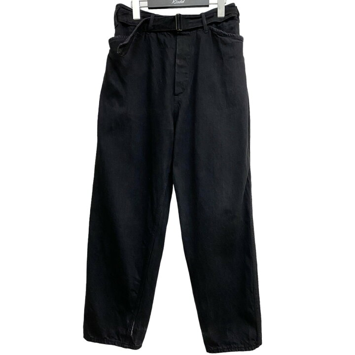 楽天市場】【中古】COMOLI 22AW デニムベルテッドパンツ ウォッシュ 