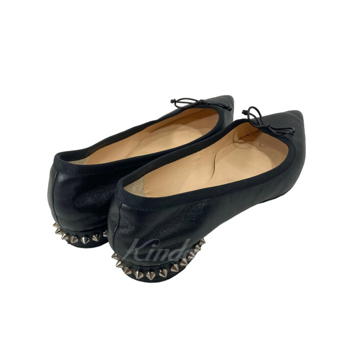 楽天市場】【中古】CHRISTIAN LOUBOUTIN パンプス スタッズ フラット 
