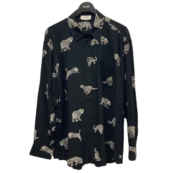 楽天市場】【中古】CELINE 22SS アニマル柄総柄シャツ 2C718362Q 