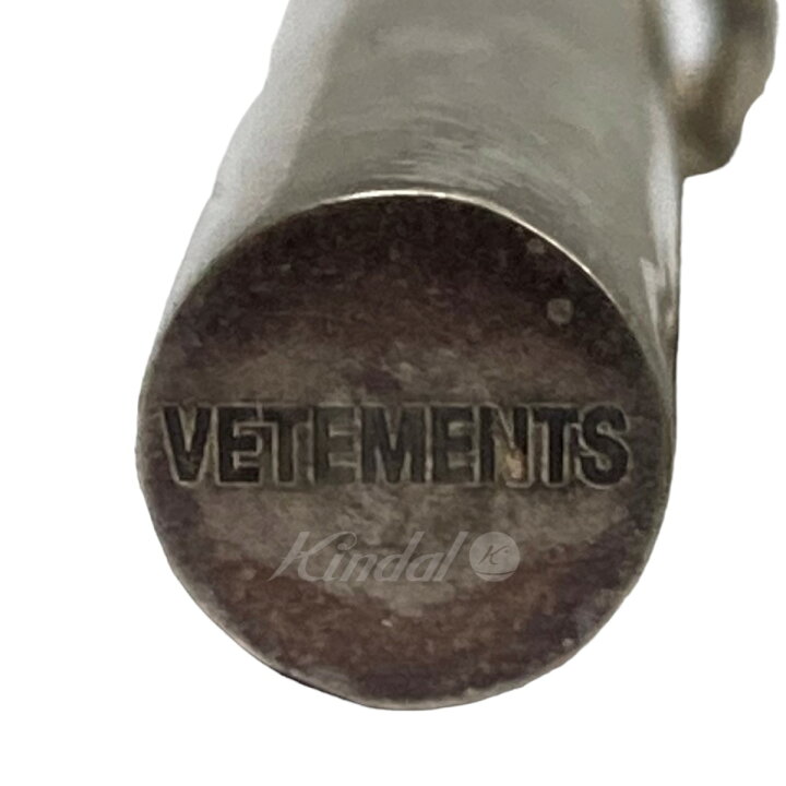 楽天市場】【中古】VETEMENTS スナップスプーンペンダント シルバー  
