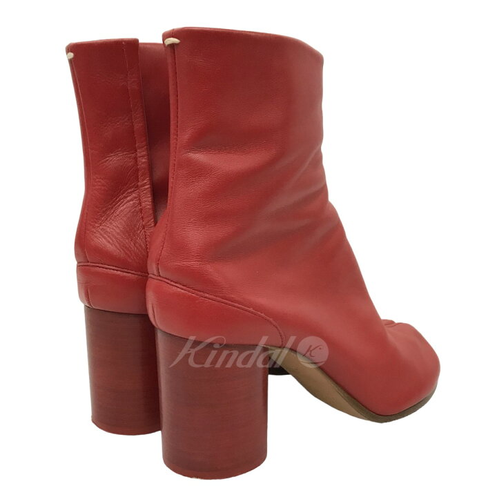 楽天市場】【中古】Maison Margiela 22足袋ブーツ ヒールブーツ レッド 