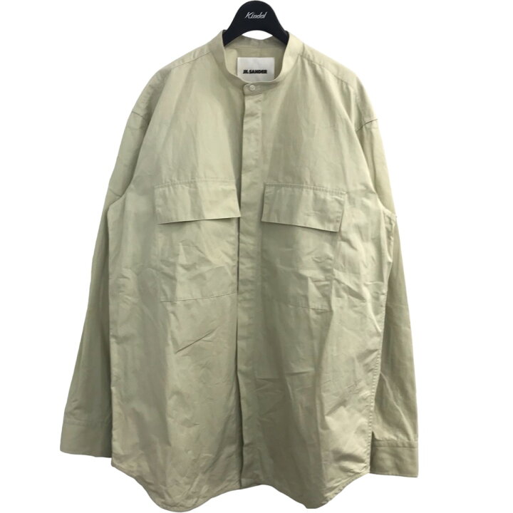 楽天市場】【中古】JIL SANDER2021AW ノーカラーポケットシャツ 