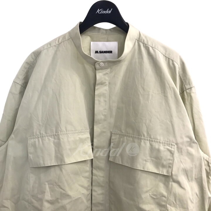 楽天市場】【中古】JIL SANDER2021AW ノーカラーポケットシャツ 