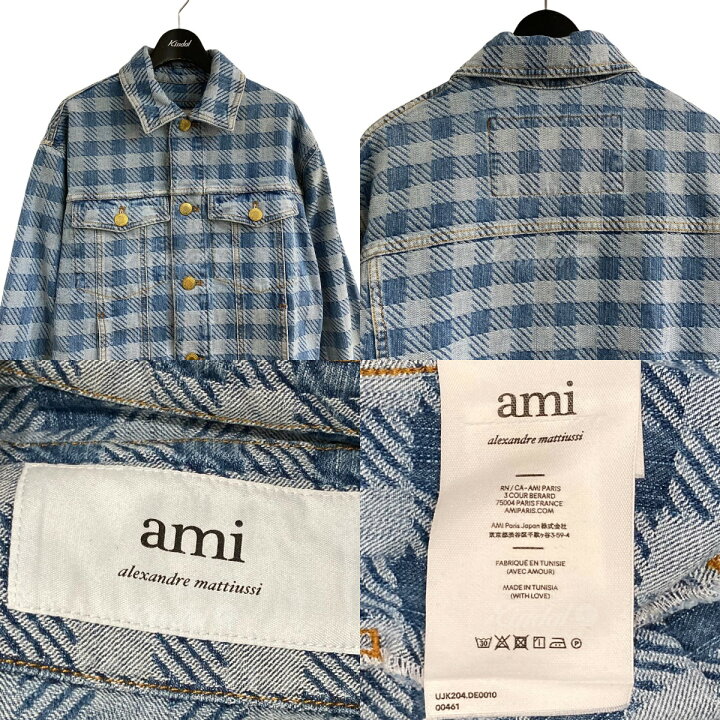 楽天市場】【中古】AMI Alexandre Mattiussi23SS チェックデニム 