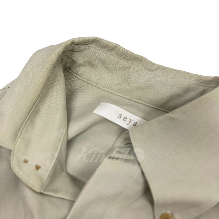 楽天市場】【中古】seya． 20AW｢BUTTON DOWN DRESS SHADED CRISP WOOL 