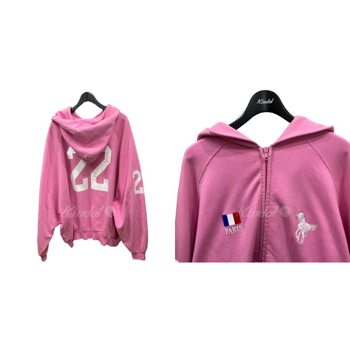 楽天市場】【中古】BALENCIAGA22AW 「Polo Zip-up Hoodie」 ジップ 