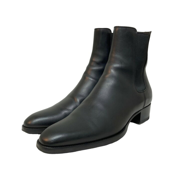 楽天市場】【中古】SAINT LAURENT PARIS チェルシーブーツ ブラック 