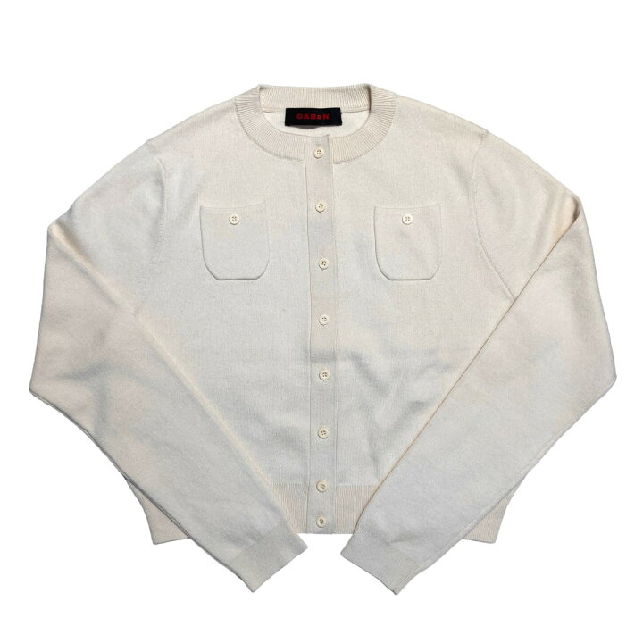 楽天市場】【中古】CABaN コットンカシミヤクルーネックカーディガン 