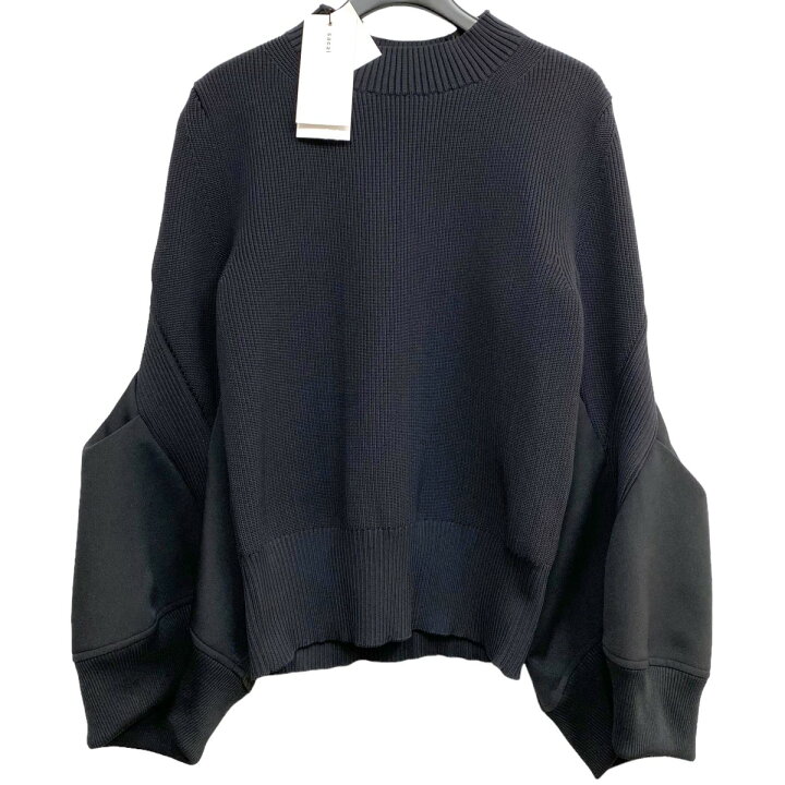 楽天市場】【中古】sacai 23SS Technical Jersey Mix Knit Pullover 