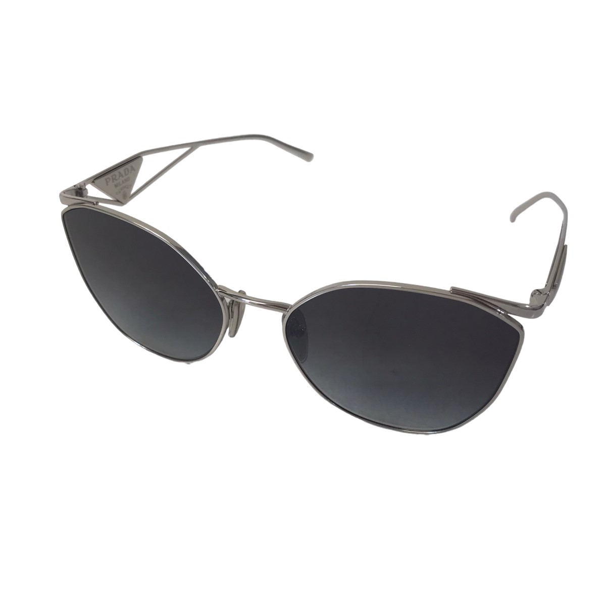 <br>PRADA　<br>Symbole sunglasses シンボルサングラス ブラック×シルバー サイズ：- （プラダ）