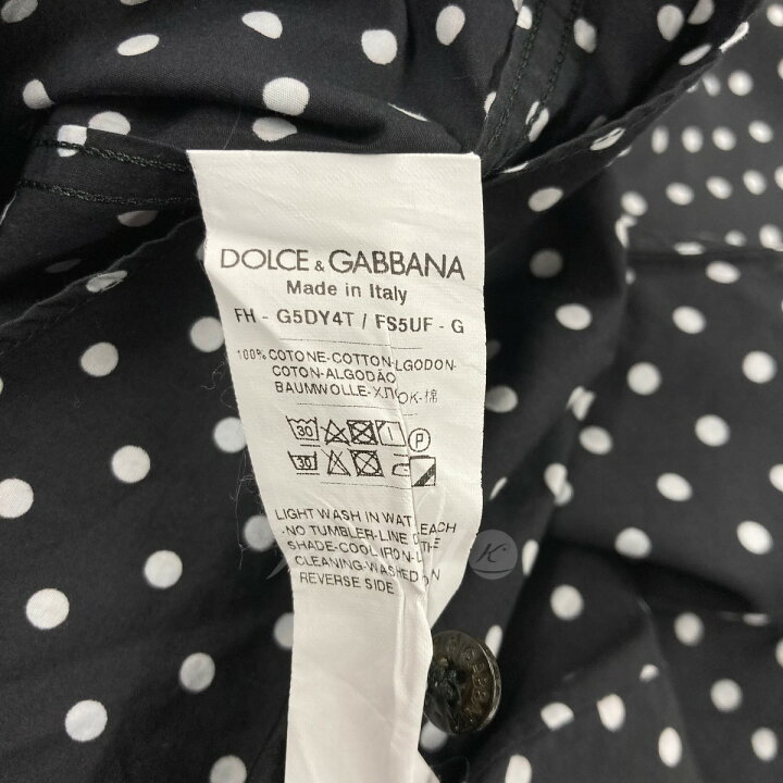 楽天市場】【中古】DOLCE ＆ GABBANA 「GOLD」 ドット柄レギュラー 