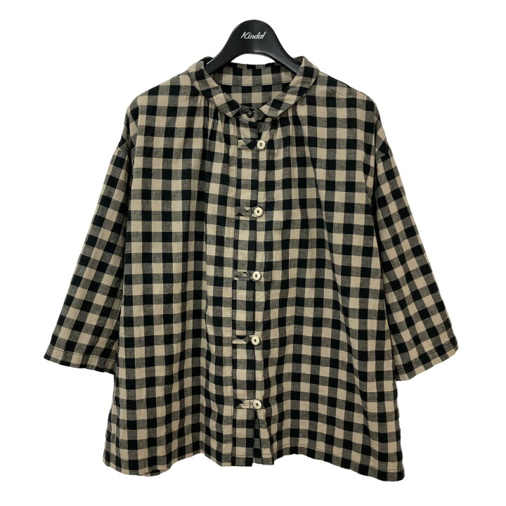 楽天市場】【中古】nest Robe 23SS コットンリネンワッシャーギンガム 