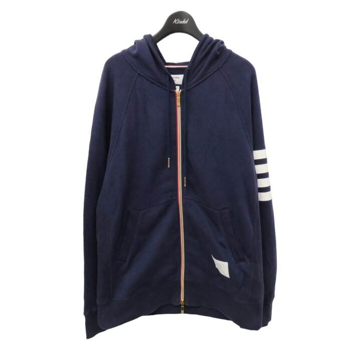 楽天市場】【中古】THOM BROWNE 4BAR ZIP UP HOODIE ラインジップ  