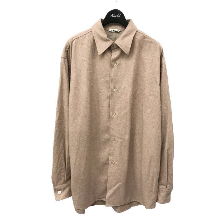楽天市場】【中古】AURALEE 22AW WOOL FULLING FLANNEL SHIRTS 
