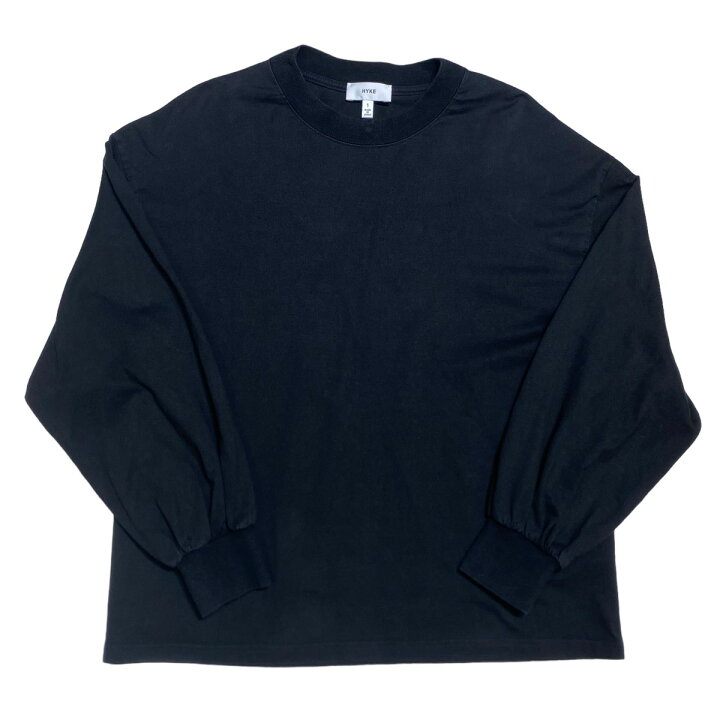 楽天市場】【中古】HYKE ボリュームスリーブカットソー ブラック  