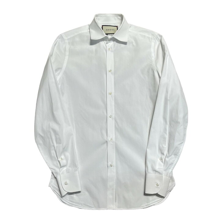 楽天市場】【中古】GUCCI長袖シャツ ホワイト サイズ：38／15【価格 