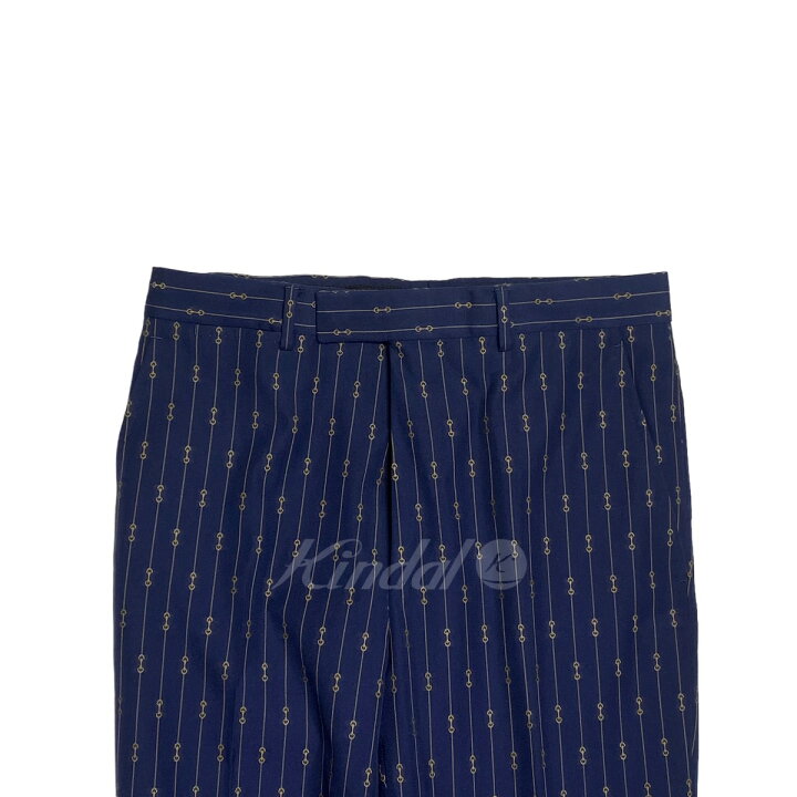 楽天市場】【中古】GUCCIホースビットストライプウールフォーマル 