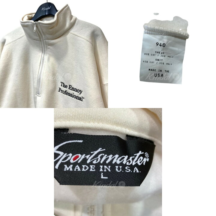 楽天市場】【中古】The ennoy professional 「Half-Zip Sweat」ハーフ  