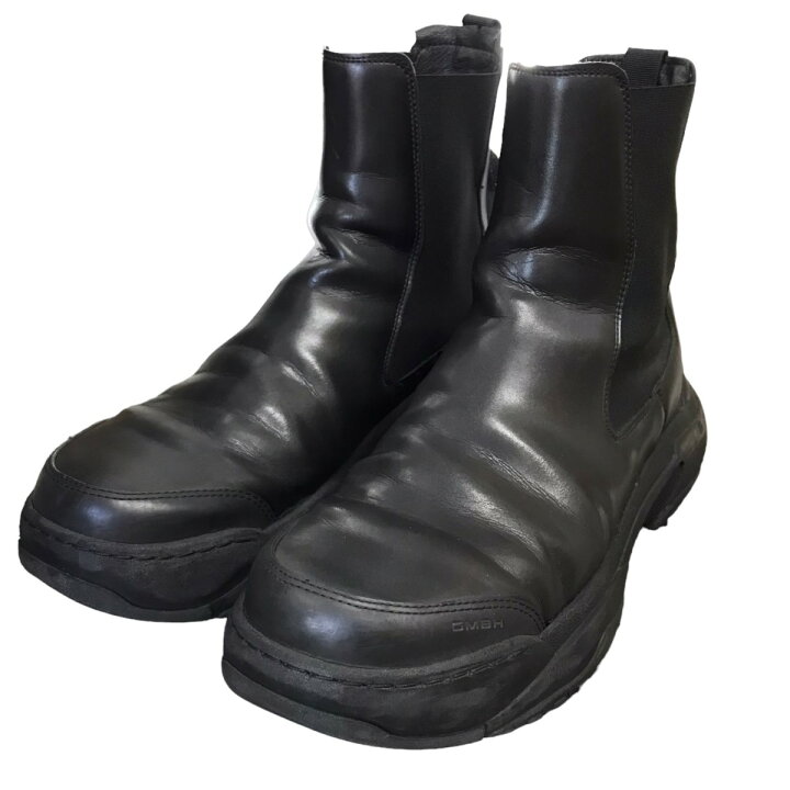 楽天市場】【中古】GmbHチャンキーソールチェルシーブーツ ブラック 