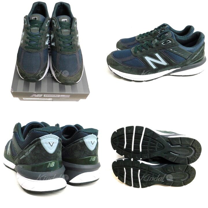 楽天市場】【中古】NEW BALANCE M990DC5 スニーカー ダークグリーン 