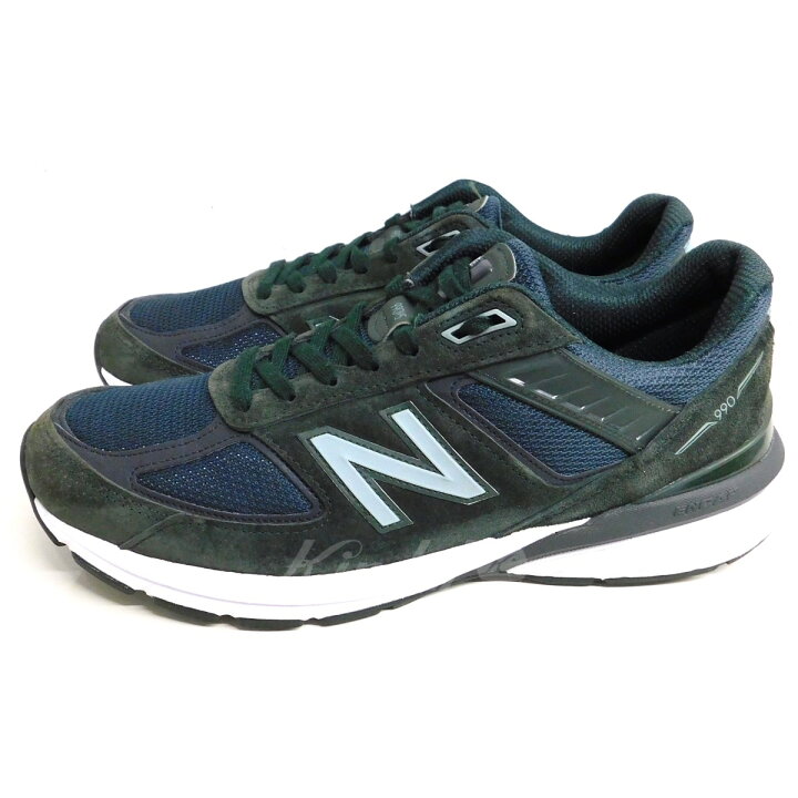 楽天市場】【中古】NEW BALANCE M990DC5 スニーカー ダークグリーン 