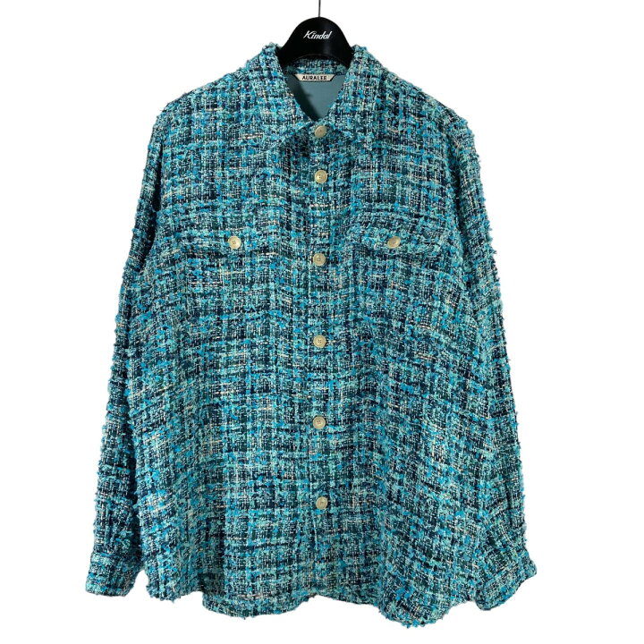 楽天市場】【中古】AURALEE23SS HOMESPUN SUMMER TWEED SHIRTS  