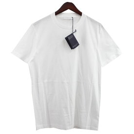 【中古】PRADA22SS コットンジャージーTシャツ ホワイト サイズ：M【価格見直し】