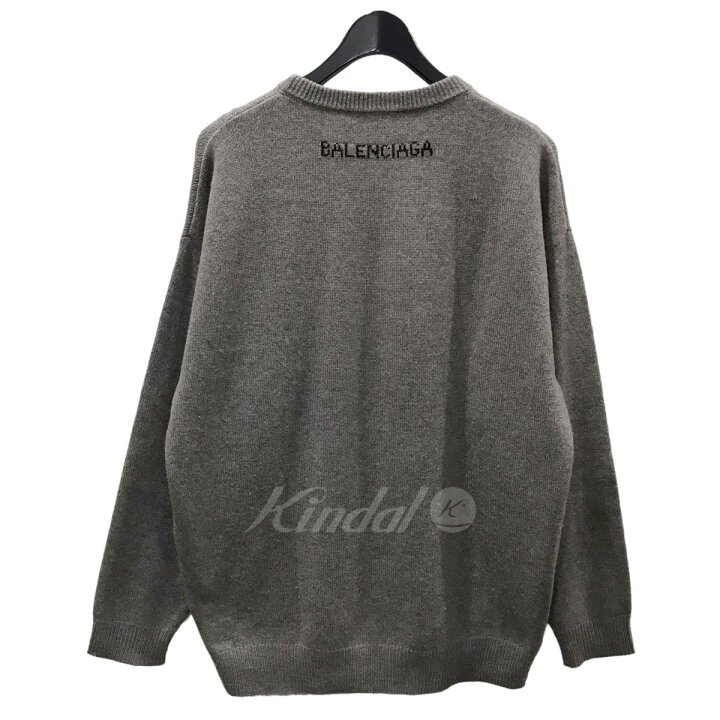 楽天市場】【中古】BALENCIAGAロゴカシミヤニットセーター 641791 