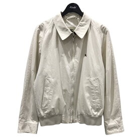 【中古】BURBERRY LONDONUSED加工ジップアップブルゾン 1L5208 オフホワイト サイズ：48【価格見直し】