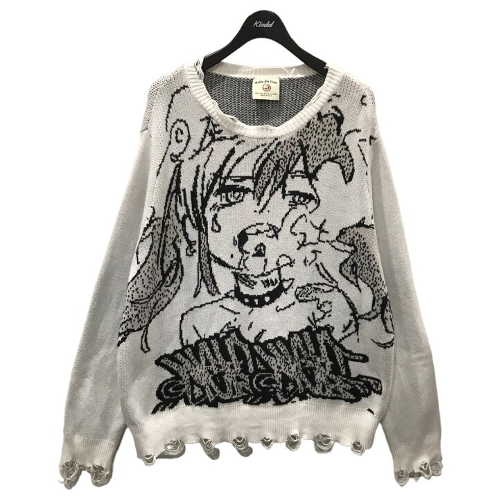楽天市場】【中古】Nightclub x JUN INAGAWA ダメージ加工ニット 