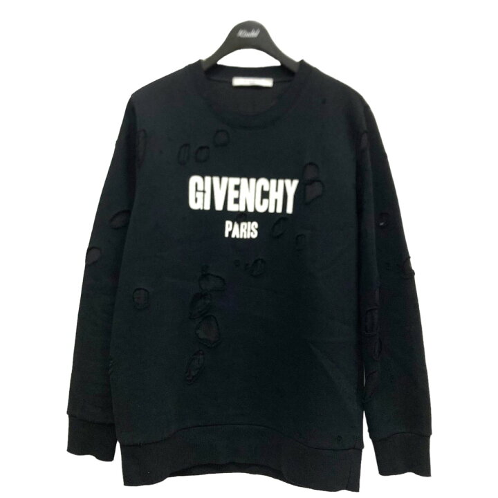 楽天市場】【中古】GIVENCHY ｢ロゴプリントデストロイクルーネック  