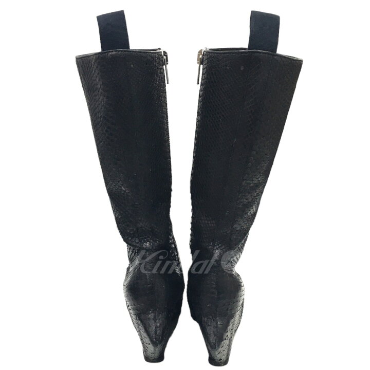 楽天市場】【中古】Rick Owens パイソンレザーウェッジソールロング 