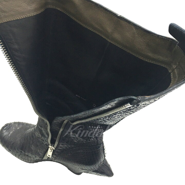 楽天市場】【中古】Rick Owens パイソンレザーウェッジソールロング 