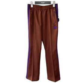 【中古】Needles19AW Boot Cut Track Pant FK195 ブラウン サイズ：XS【価格見直し】