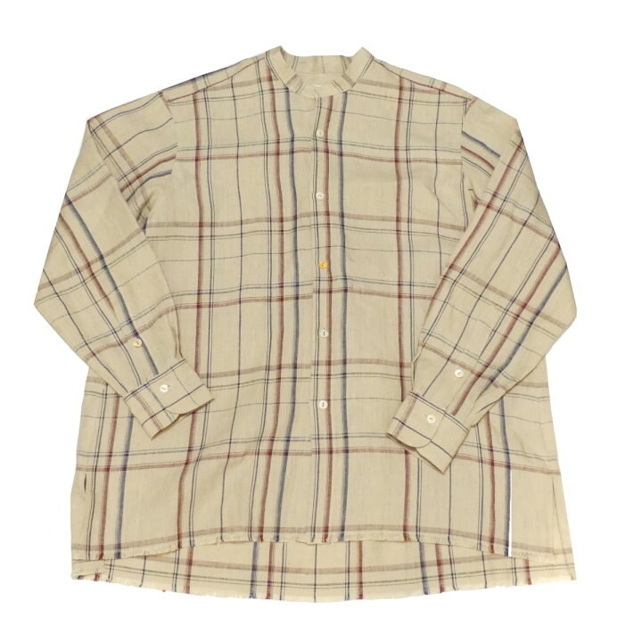 楽天市場】【中古】MAATEE＆SONS 23SS BAND COLLAR LINEN SHIRTS 