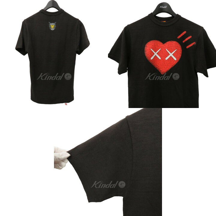 楽天市場】【中古】HUMAN MADE×KAWSプリントTシャツ ハートプリント 