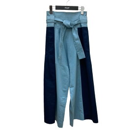 【中古】MARNI　Panelled Wide Leg Pant PAMAT09Q00TCZ35 スカイブルー サイズ：38 【220723】（マルニ）