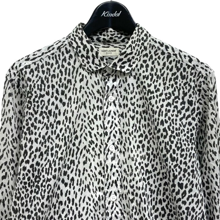楽天市場】【中古】SAINT LAURENT PARISベイビーキャットシャツ 