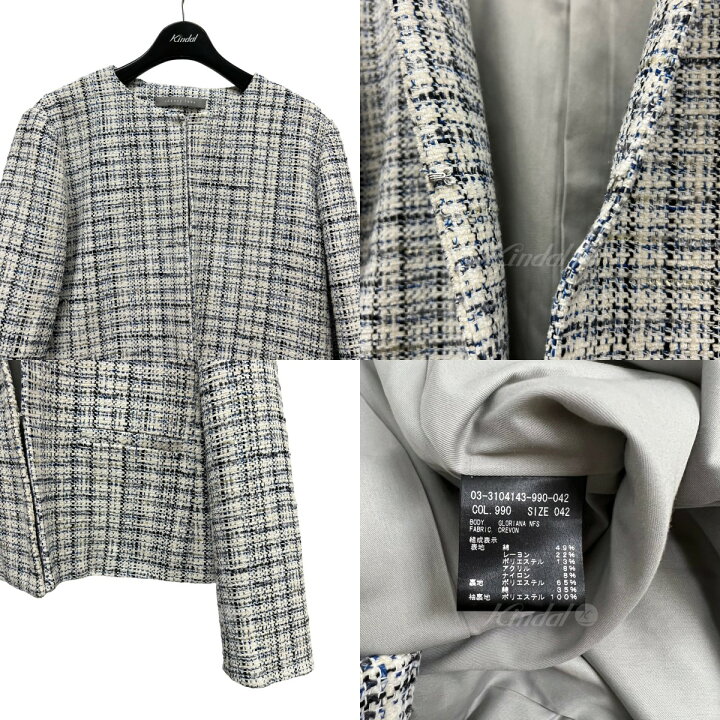 楽天市場】【中古】Theory Luxe23SS 「Crevon Gloriana NFS」 ツイード  