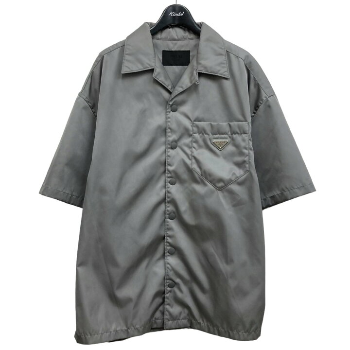 楽天市場】【中古】PRADA Re Nylon半袖シャツ グレー サイズ：M 