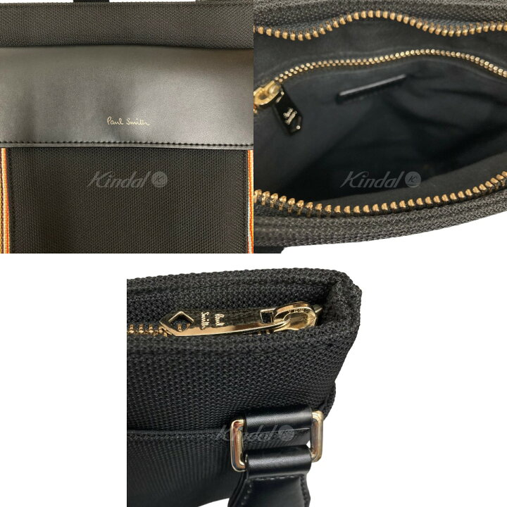 楽天市場】【中古】Paul Smithマルチストライプ ナイロンポケット 