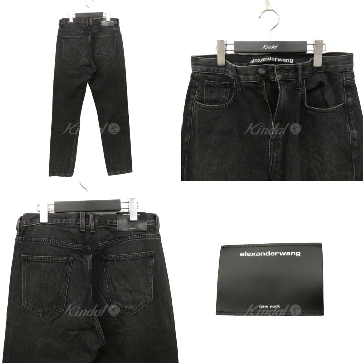 楽天市場】【中古】ALEXANDER WANGブラックデニムパンツ ブラック 